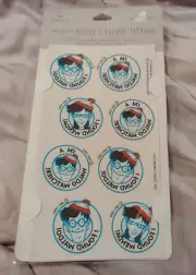 Hallmark Where's Waldo? 1992 Vintage Tattoos NOS