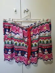 PETER ALEXANDER 4+ 26 28 Christmas Xmas TREE snowman pyjamas sleep shorts NEW