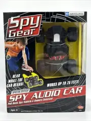 Vintage SPY GEAR Spy Audio Car #70210 Pull Back Car W/Remote Receiver (2007) NEW