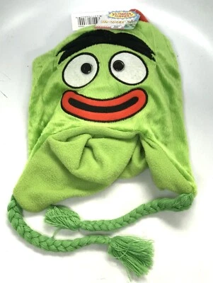 Yo Gabba Gabba Brobee Laplander Beanie Hat (with tassels) NEW!