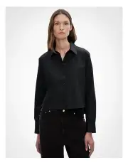 [Witchery] Tie Back Shirt in Black
