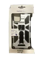 Samsung Galaxy A72 5G Case Heavy Dury Armor Protection Phone Case , Silver
