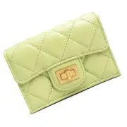 CHANEL 2.55 Small Flap Wallet Compact Tri Fold Wallet Aged Calfskin Leather Ligh