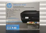 HP OfficeJet 3830 Wireless All-In-One Inkjet Printer FACTORY SEALED