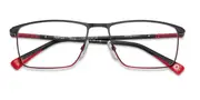 Etnia Barcelona Fenton BKRD Men's Glasses Black Size 56 - Private Health Rebate - Blue Light Block Available