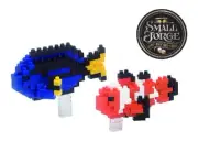 Nanoblock CLOWNFISH & PALETTE SURGEONFISH, NBC-118, Level 3, 180 Pieces, NEW