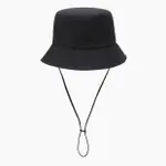 【INTERWEAVE 誼德威】DESCENTE SEMI PRO WIDE BUCKET HAT 漁夫帽 (黑色)