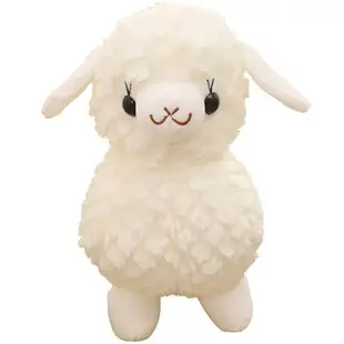 小小綿羊娃娃 小羊羔娃娃 超萌可愛娃娃 毛絨綿仿真小綿羊娃娃玩偶 羊駝毛絨 布娃娃 小羊羔娃娃