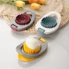 Multifunctional Stainless Steel Egg Slicer Sectioned Mold Flower-Shape Tool NEW