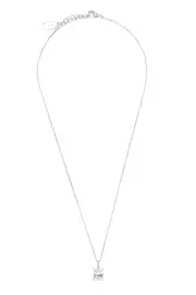 SYDNEY SOIRÉE ELAINE CUSHION CUT PENDANT SILVER
