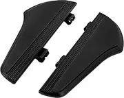Motorcycle Driver Floorboard Front Footboards Rider Foot Pegs Fit For Harley Touring Road King Road Glide Electra Glide Street Glide Softail Black