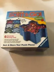 NIB PUZZLE SORT & GO STACKABLE TRAYS BY RAVENSBURGER