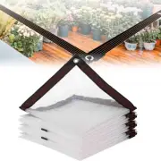 Heavy Duty Clear Tarpaulin Waterproof Cover Ground Camping Sheet Transparent