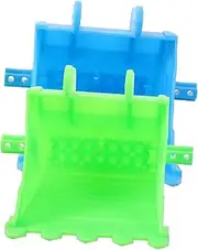 KOMBIUDA 2pcs Educational Excavator Model Head Sturdy Plastic Connectors for Digger Buckets Enhance Problem Solving Skills Fun Construction Play