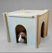 Wooden Guinea Pig House, Bunny House, Small Animal House, Guinea Pig Hide, pet Safe hidey