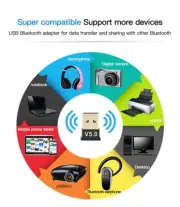 USB Bluetooth 5.0 Adapter Transmitter Bluetooth Receiver Audio Bluetooth Dongle