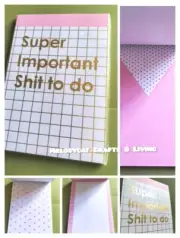NEW! TYPO A5 Fun Gift Notebook Notepad Jotter, Diary w Patterned Pages