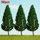 Decorate Your Model Forest with 50pcs Artificial Pine Trees for Scenery
