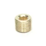 1/8 Male Npt Countersunk Pipe Plug Brass Fitting Allen Hex Key Water Oil Gas