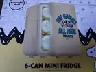 Peanuts The Gangs All Here 6 Can Mini Fridge Rare