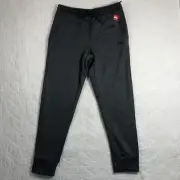 Quicksilver Joggers Men’s Size Medium Charcoal Gray Mesh Fleece Sweatpants NWT