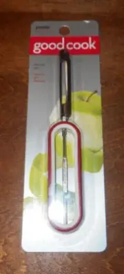 GoodCook Red Non-Slip Grip Swivel Stainless Steel Peeler New in Unopen Package!