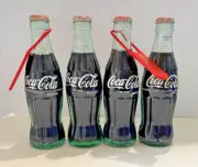 Vintage Lot 4 Bottles COCA-COLA COKE 6 1/2 oz Money Back Bottle Unopened