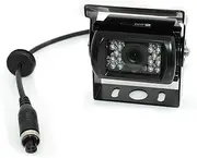 Elinz Reverse Reversing Camera Cam Rearview for Truck Caravan, CCD 4 PIN Heavy Duty, 90° Viewing Angle, 12V 24V, IR Night Vision, with 5M Cable, 2 Years Warranty