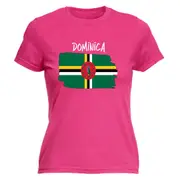 Dominica Country Flag Nationality - Womens T-Shirt T Shirt Tshirt