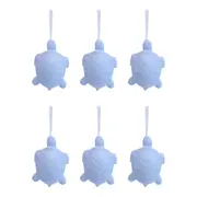 6x LVD Ceramic Hanging Turtle Home/Office Durable Display Decor 8x5cm Tidal