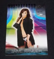 2017 Benchwarmer JAIME HAMMER Dreamgirls #34 Gold Foil/25 PLAYBOY Penthouse Sexy