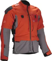 Leatt ADV Rally 5.5, textile jacket , color: Orange/Grey/Black , size: 3XL