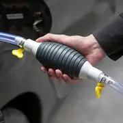 Manual Fuel Transfer Pump for Petrol & Diesel black
