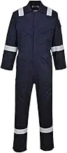 Portwest FR28 Lightweight Antistatic Overall 280g - Navy Blue, Large - Large EU / Large UK