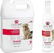 Lillian Ruff - Pet Dog Leave in Conditioner & Detangler Treatment Spray 8oz - Moisturizer for Normal, Dry & Sensitive Skin - Made in The USA (Gallon)