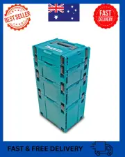 NEW Makita Stacking Carry Tool Box Plastic Storage Ute Case Chest Organiser 4pcs