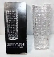 Riedel Vivant Tyrol Crystal Bossa Nova Vase 11" Tall New in Box Germany