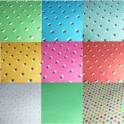 Polka dots scrapbook sold by single sheet 12" x 12" paper you choose