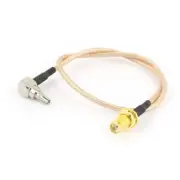 CRC9 Male 90 Degree to SMA Female m/f Connector RG316 Pigtail Adapter Cable 30cm
