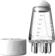 COLAYERIST Scalp Applicator Comb, Scalp Oil Applicator, Root Comb Applicator Bottle for Hair, Hair Serum Applicator Suitable for Various Liquids, Suitable for Home and Travel -(White)