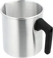 FIXOSHEE 1Pc Candle Melting Pot DIY Candle Making Container with Notched Pouring Spout and Heat Resistant Handle for Crafting and Melting Wax for Homemade Candles