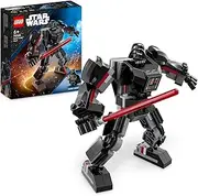 LEGO Star Wars Darth Vader Mech 75368 Building Toy Set; Features an Opening Cockpit and a Large Buildable Lightsaber