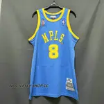 【MITCHELL&NESS】男士全新原創 NBA 洛杉磯湖人隊 #8 KOBEˉBRYANT 復古球衣 MPLS 藍色