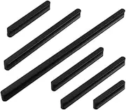 Door Handles, 4PCS 64mm Vintage Cabinet Handles, Antique Bow Drawer Pull, Furniture Door Pull Handles for Kitchen Cabinet, Dressers, Cupboard, Door, Wooden Gates (Black)