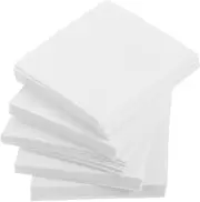 Uonlytech 50pcs Ceramic Fiber Paper Fireproof Ceramic Fiber Insulation Gasket Liner Microwave Kiln Papers Sheet for Kiln Stove Furnace Glass Fusing