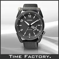 在飛比找PChome商店街優惠-【時間工廠】星辰 CITIZEN 光動能造型皮帶錶 AW00