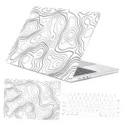 Compatible with MacBook Air 13.6 inch Case 2022 2024 Release A2681 M2 White-T1