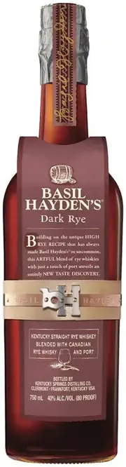 Basil Hayden Dark Rye Whiskey 750ml