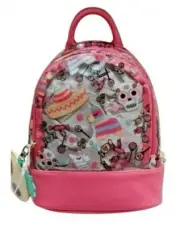 BETSEY JOHNSON Day of the Dead Bag Backpack, Skulls, Candy, Pinata *NEW & RARE!*