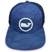 Vineyard Vines Hat Adult One Size SnapBack Blue Camo Whale Dot Trucker Cap